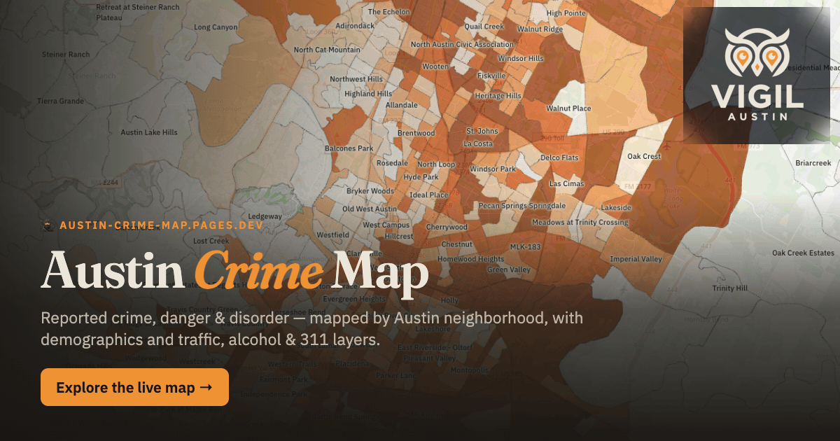 Austin Crime Map preview