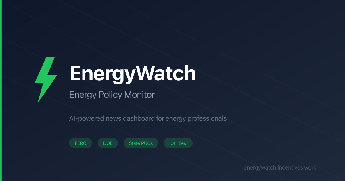 EnergyWatch preview