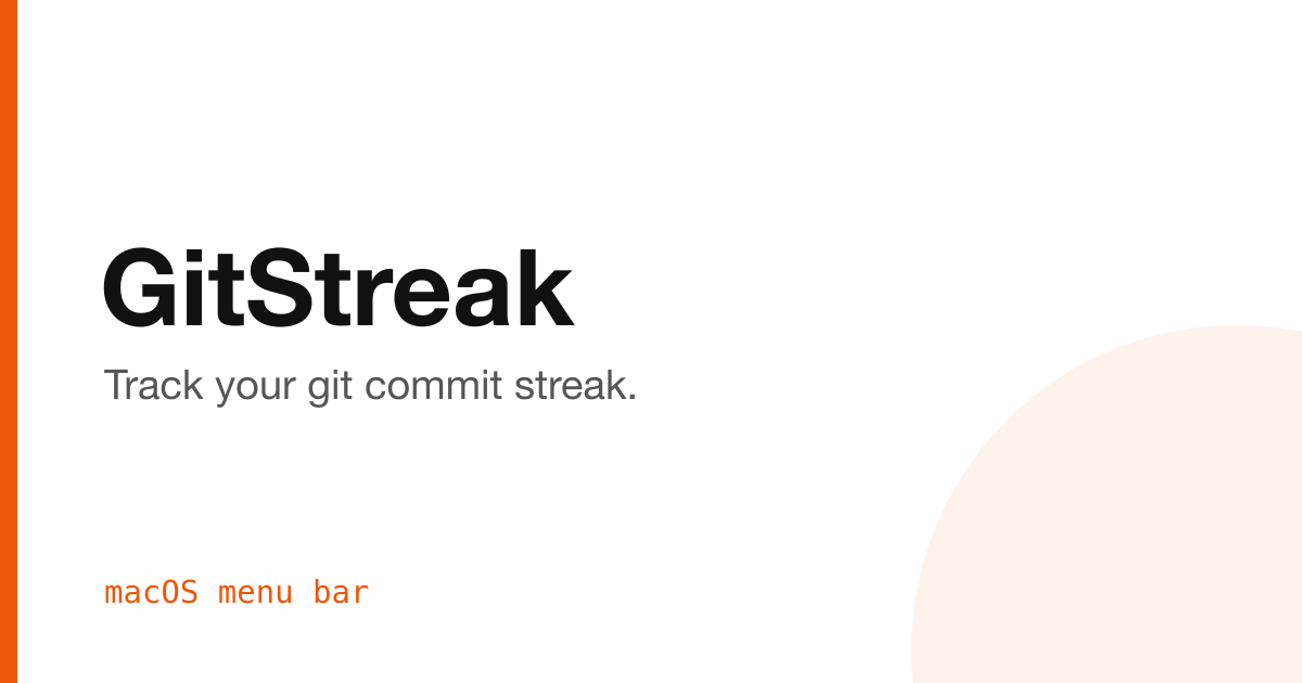 GitStreak preview
