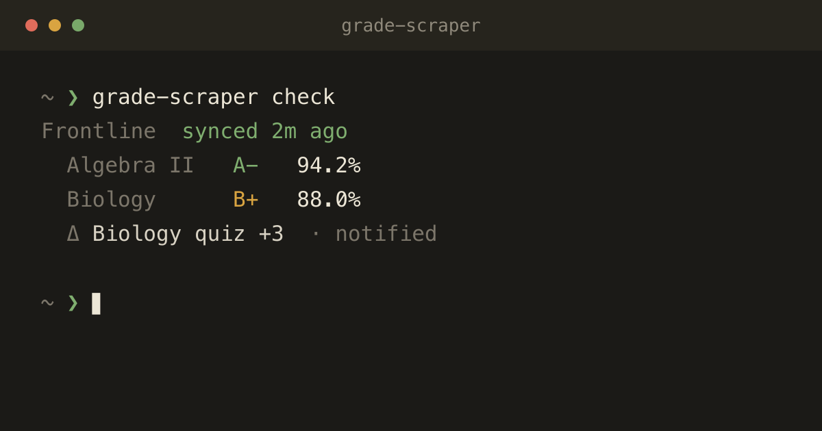 grade-scraper preview