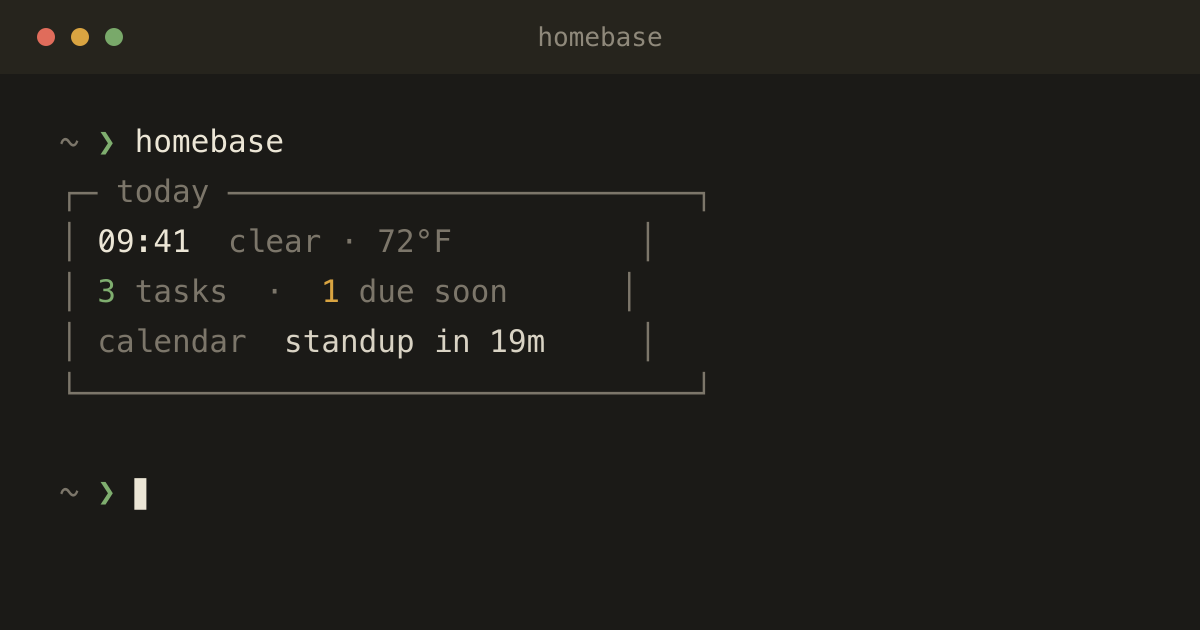 Homebase preview