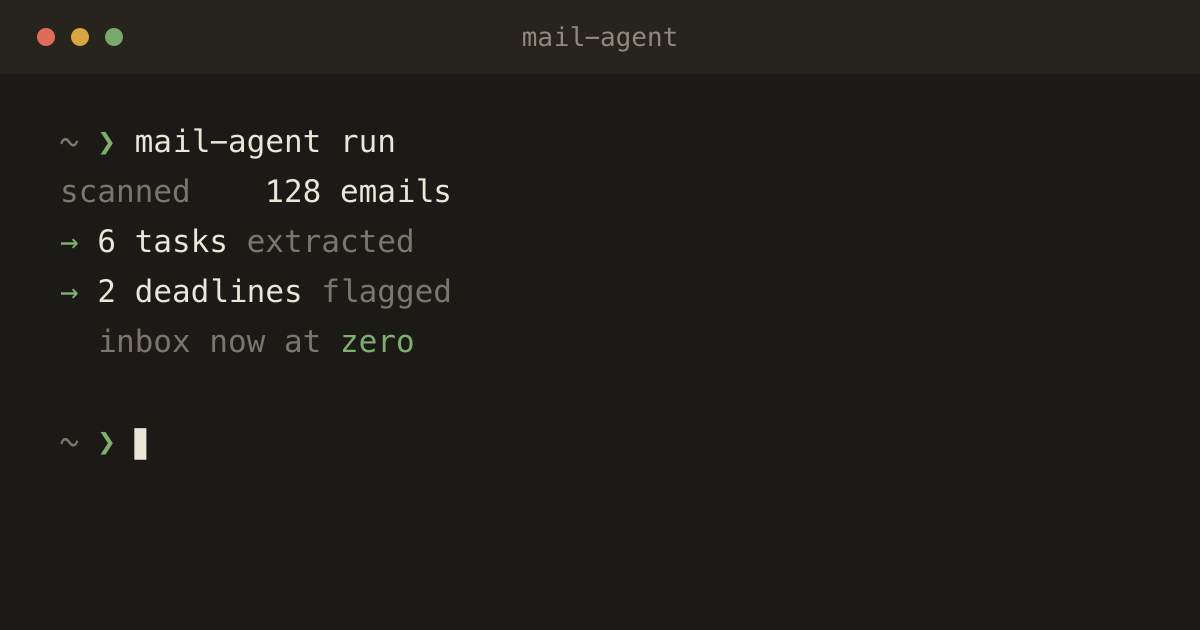 mail-agent preview