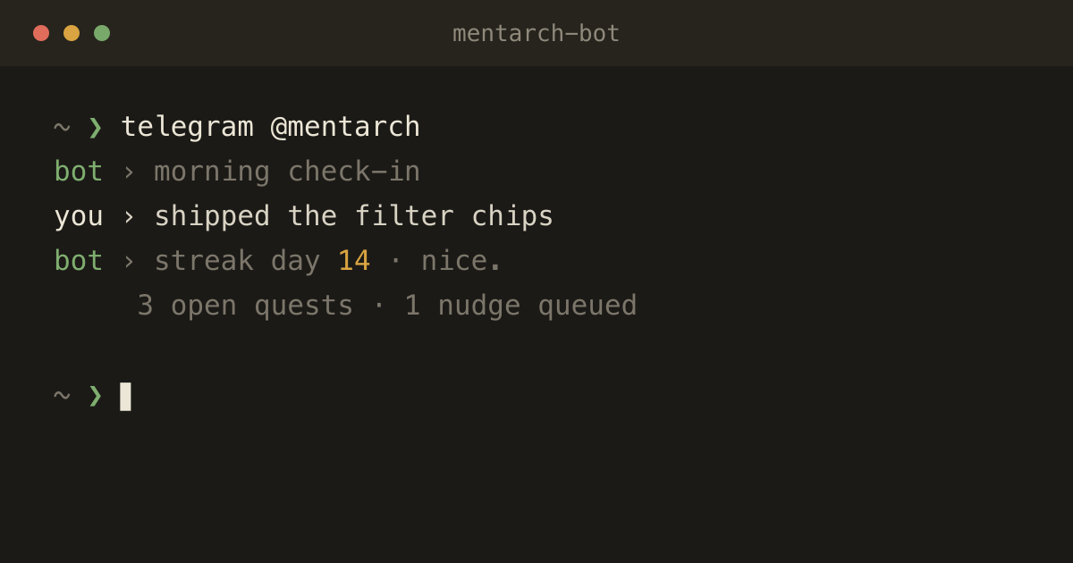 mentarch-bot preview