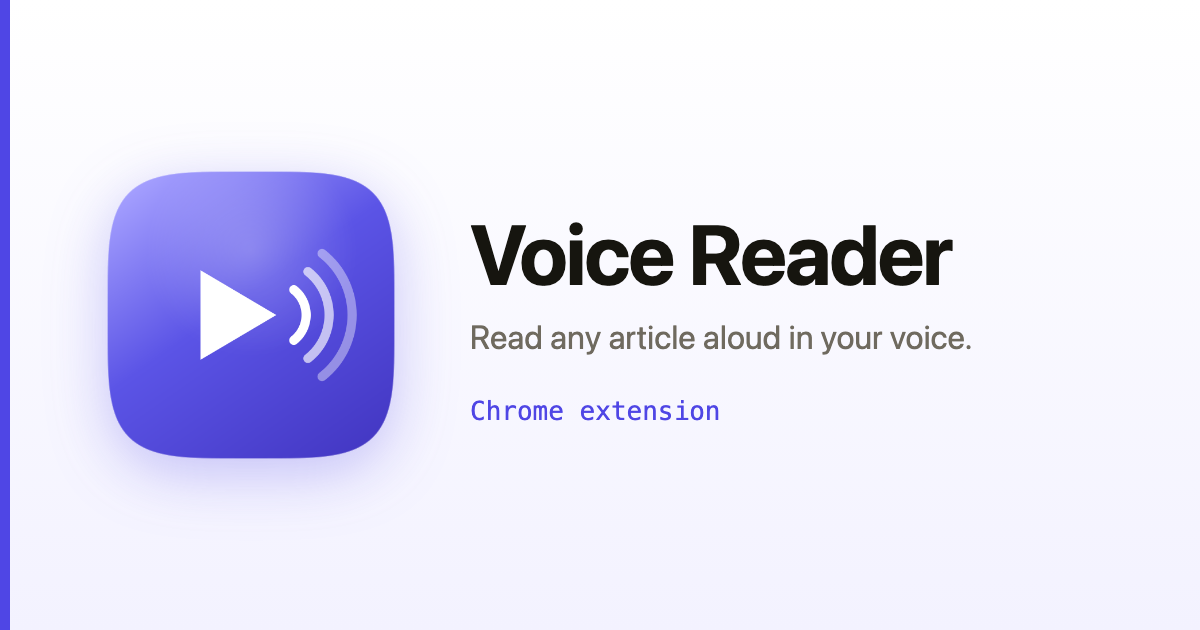 Voice Reader preview
