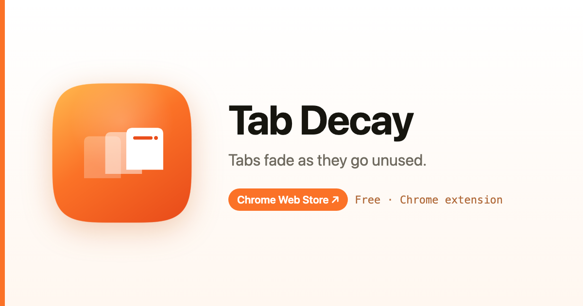 Tab Decay preview