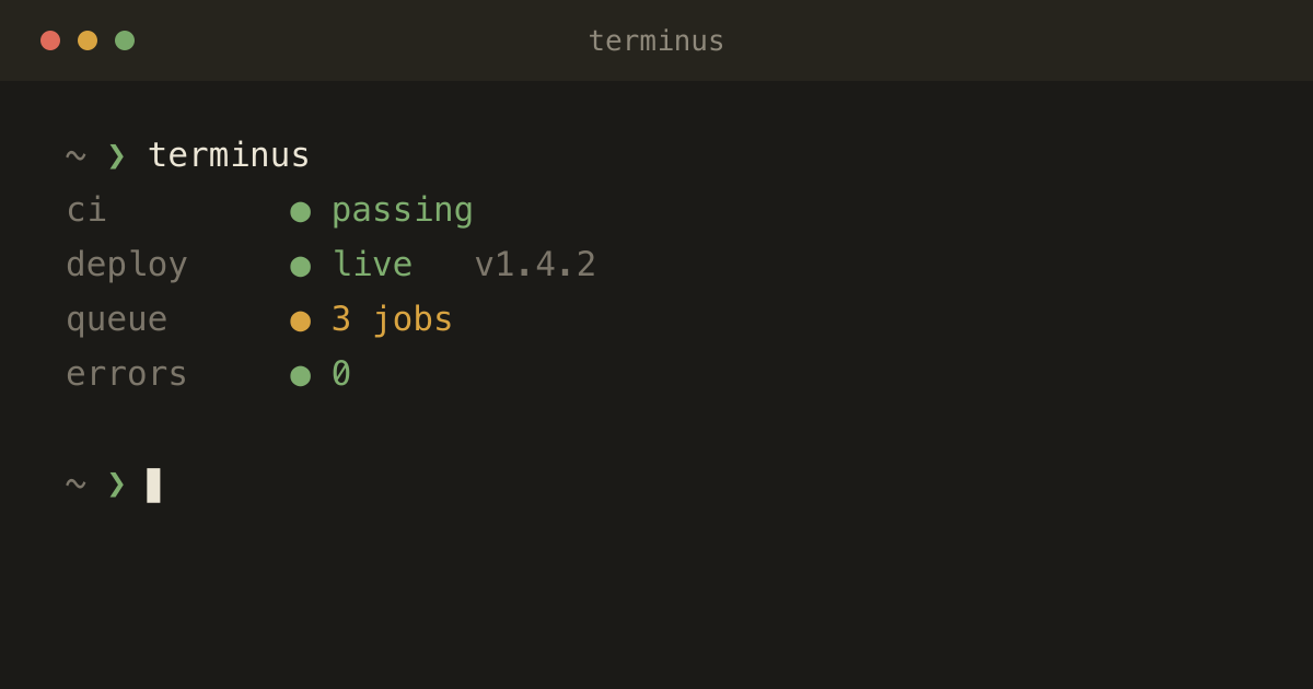 Terminus preview
